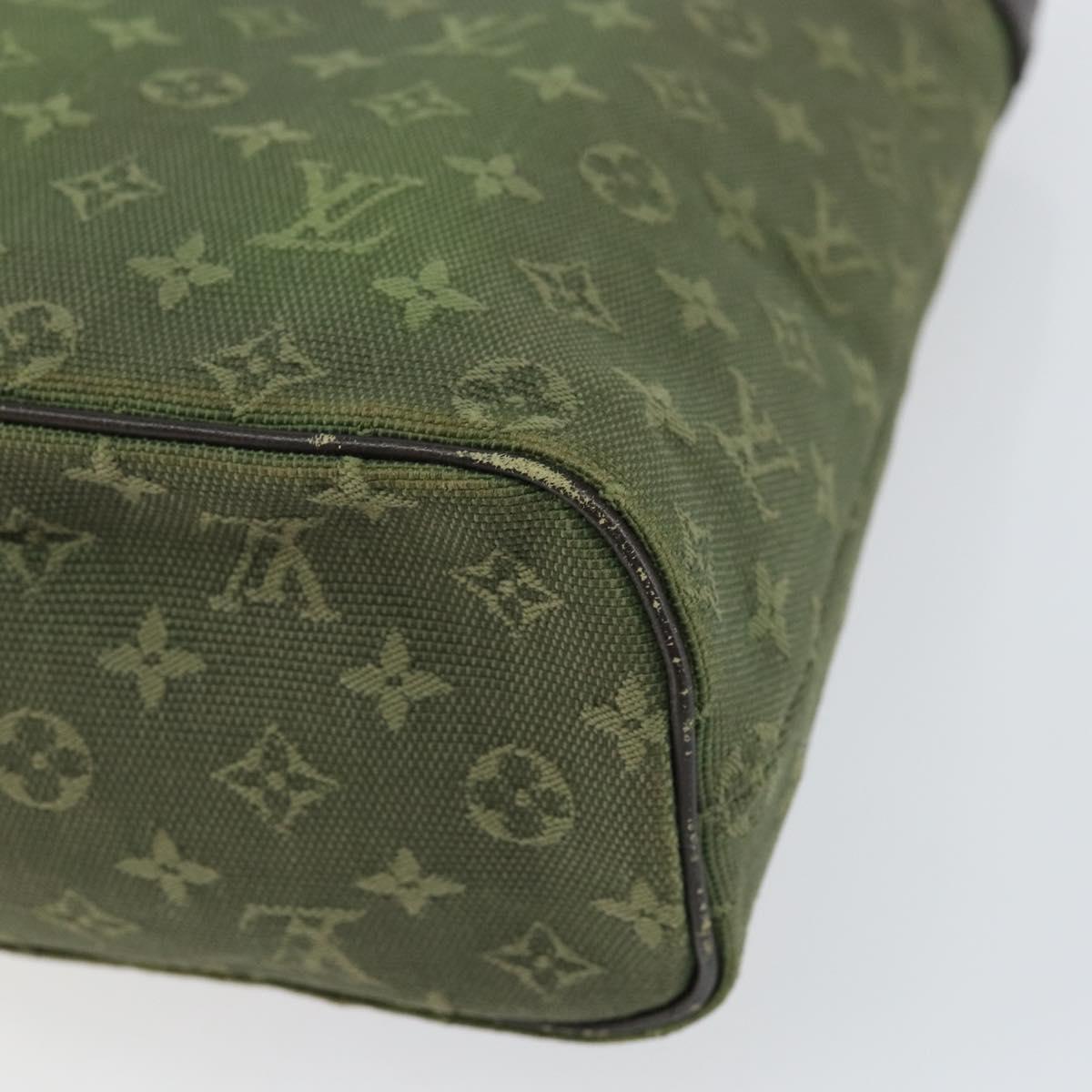 LOUIS VUITTON Monogram Mini Lucille PM Hand Bag TST Khaki M92682 LV Auth 153945
