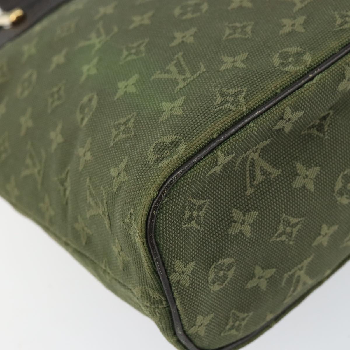 LOUIS VUITTON Monogram Mini Lucille PM Hand Bag TST Khaki M92682 LV Auth 153945