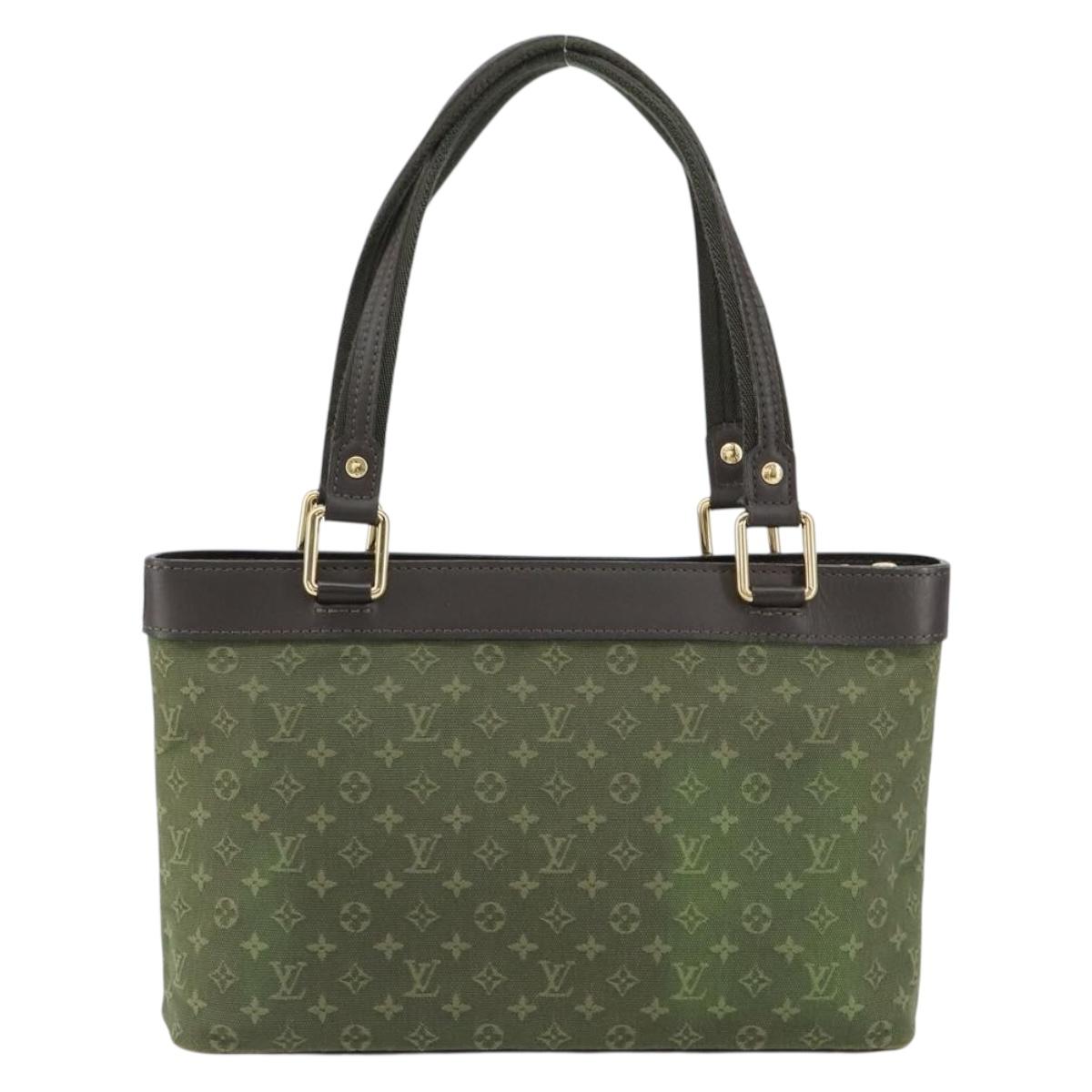 LOUIS VUITTON Monogram Mini Lucille PM Hand Bag TST Khaki M92682 LV Auth 153945