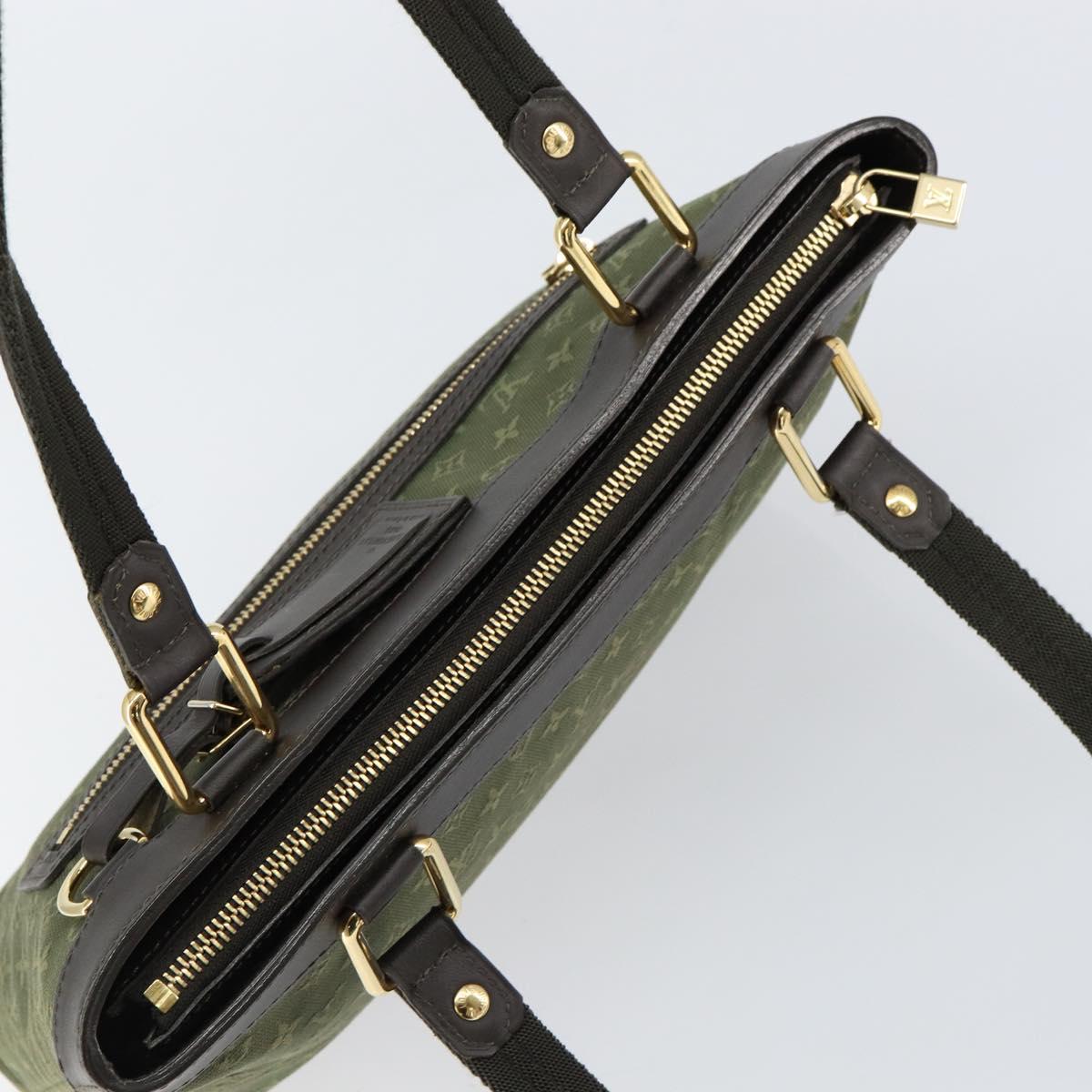 LOUIS VUITTON Monogram Mini Lucille PM Hand Bag TST Khaki M92682 LV Auth 153945