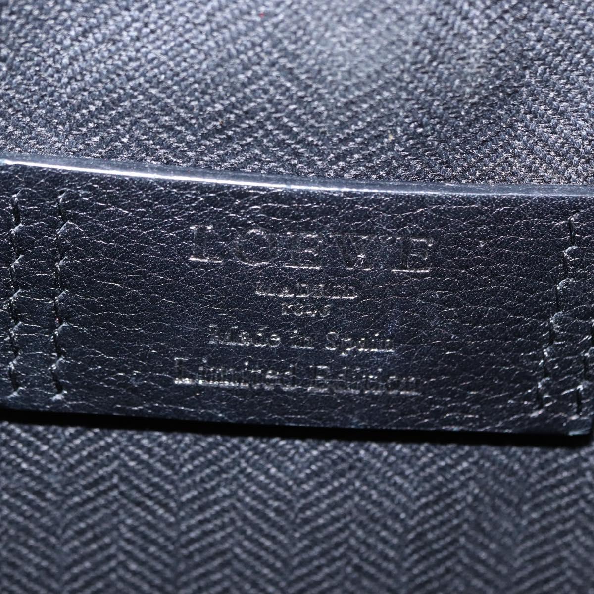 LOEWE Shoulder Bag Leather Green Auth 153985