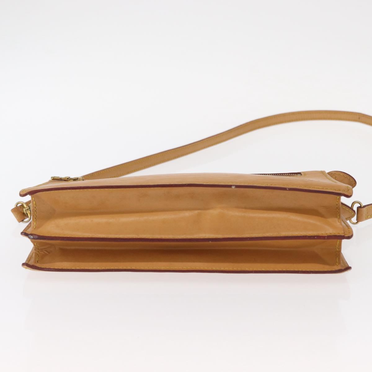 LOUIS VUITTON Epi Angian Shoulder Bag Beige M52116 LV Auth 153996