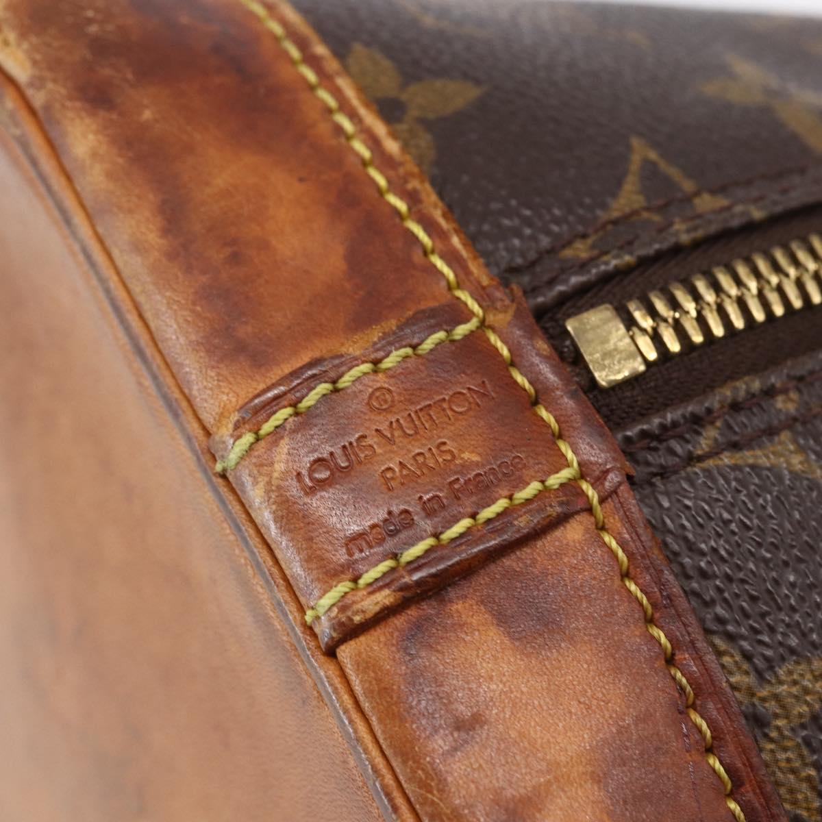 LOUIS VUITTON Monogram Alma Hand Bag M51130 LV Auth 154002