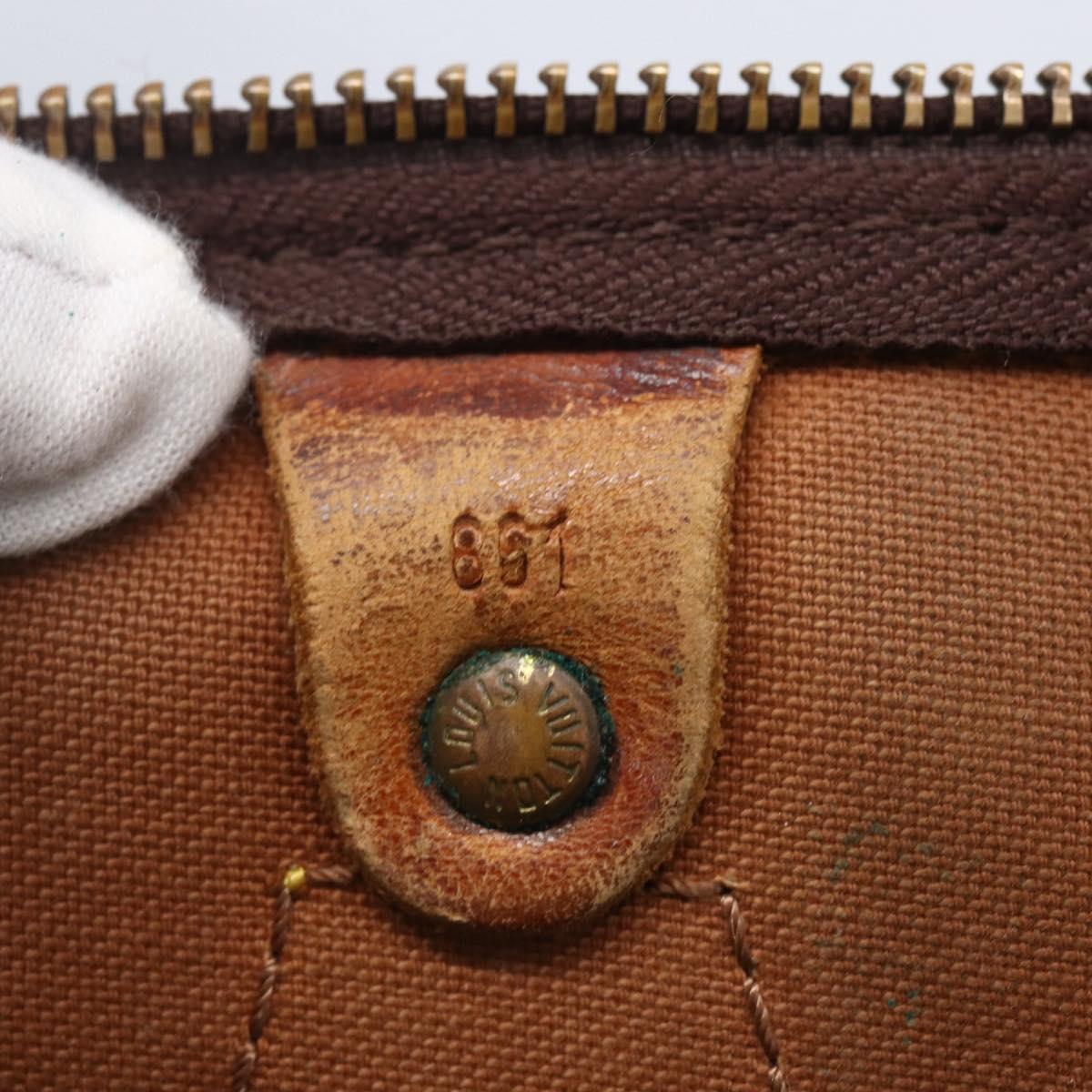 LOUIS VUITTON Monogram Speedy 30 Hand Bag M41526 LV Auth 154008