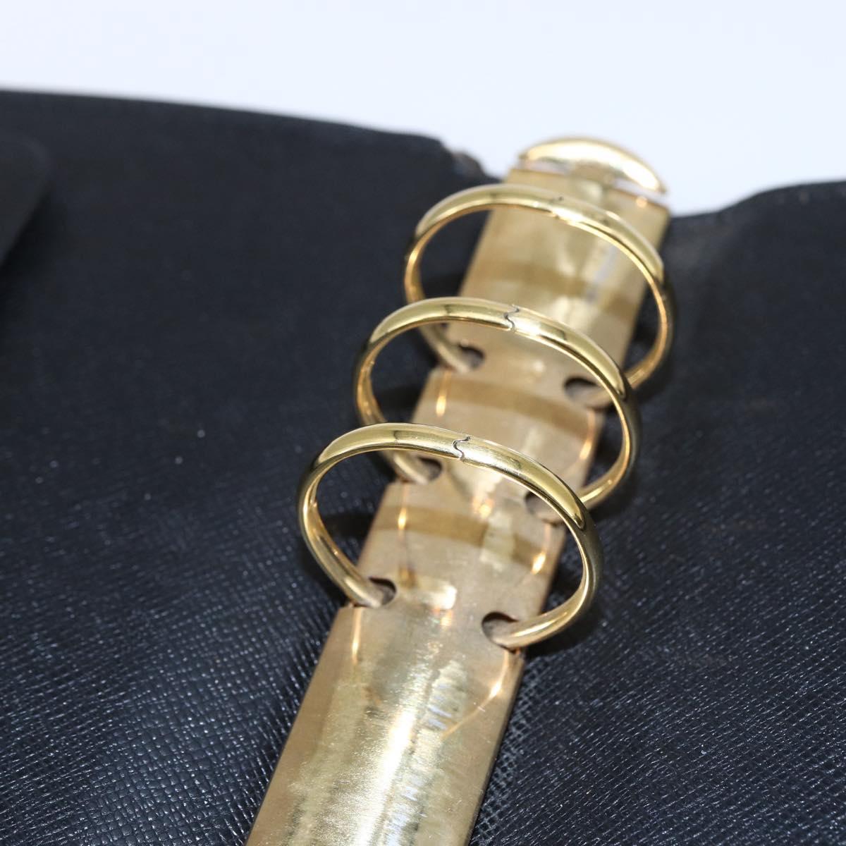 LOUIS VUITTON Epi Agenda GM Day Planner Cover Black R20212 LV Auth 154017