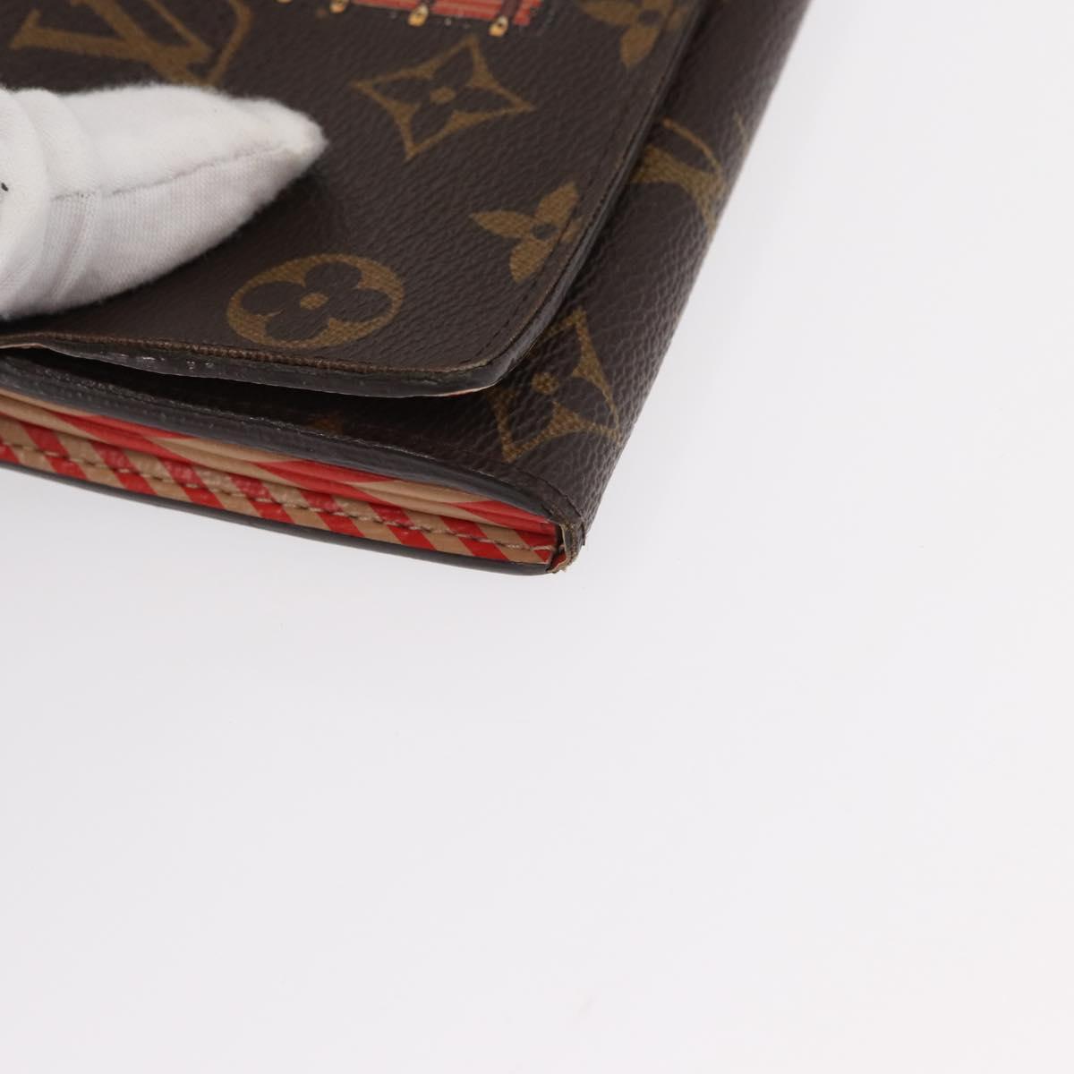 LOUIS VUITTON Monogram Trunk Portefeuille Sarah Long Wallet M60415 Auth 154024