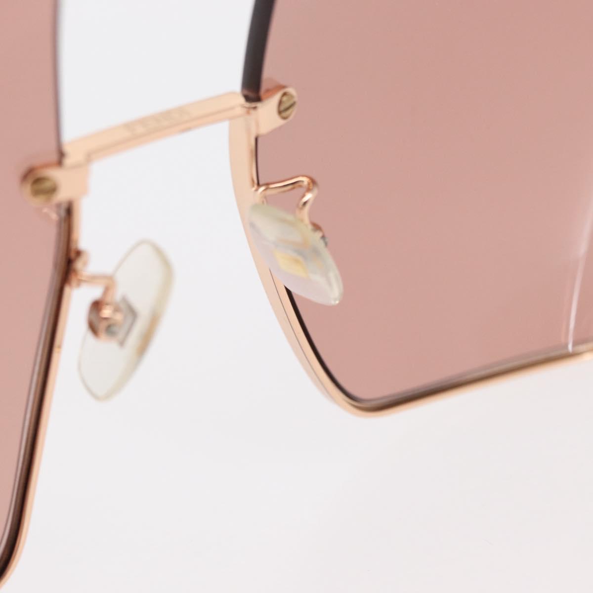 FENDI Sunglasses metal Gold Tone FF0401/S Auth 154026