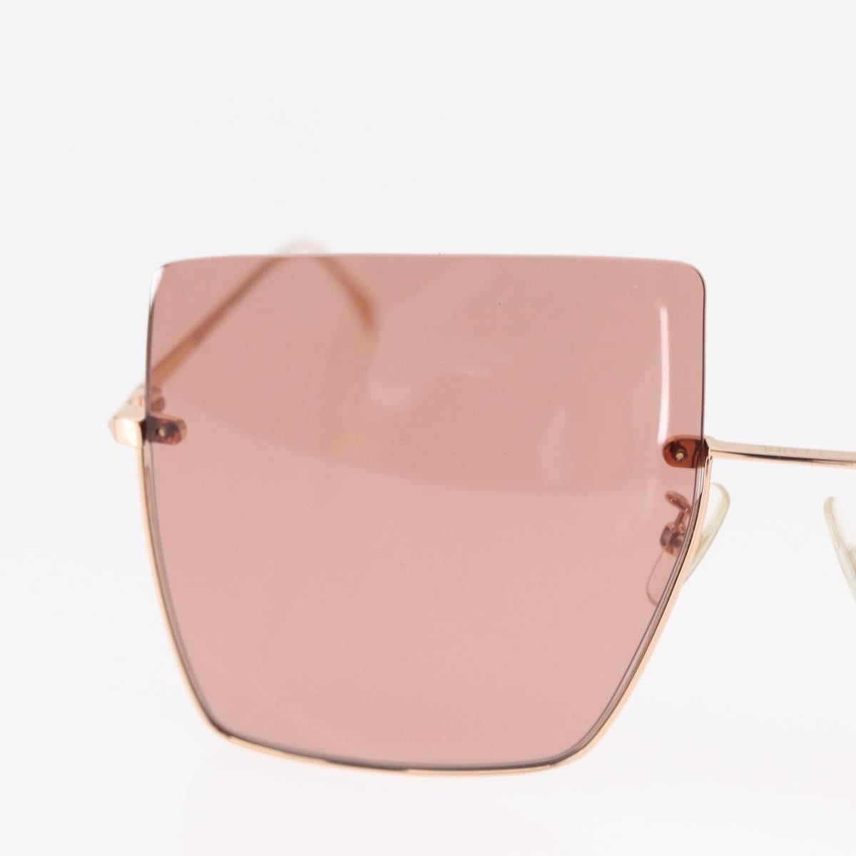 FENDI Sunglasses metal Gold Tone FF0401/S Auth 154026