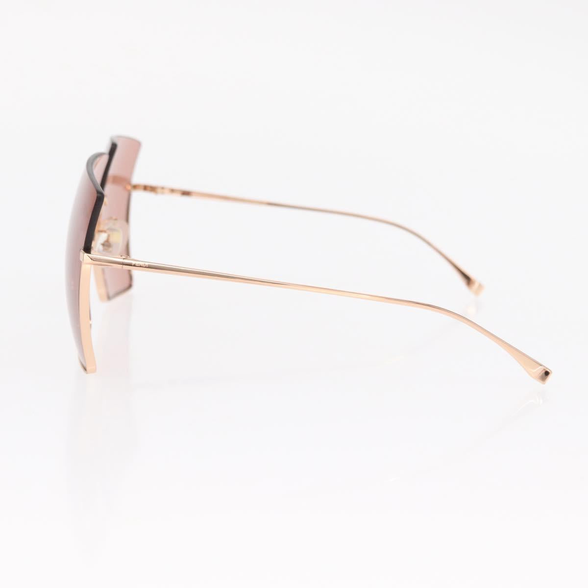 FENDI Sunglasses metal Gold Tone FF0401/S Auth 154026