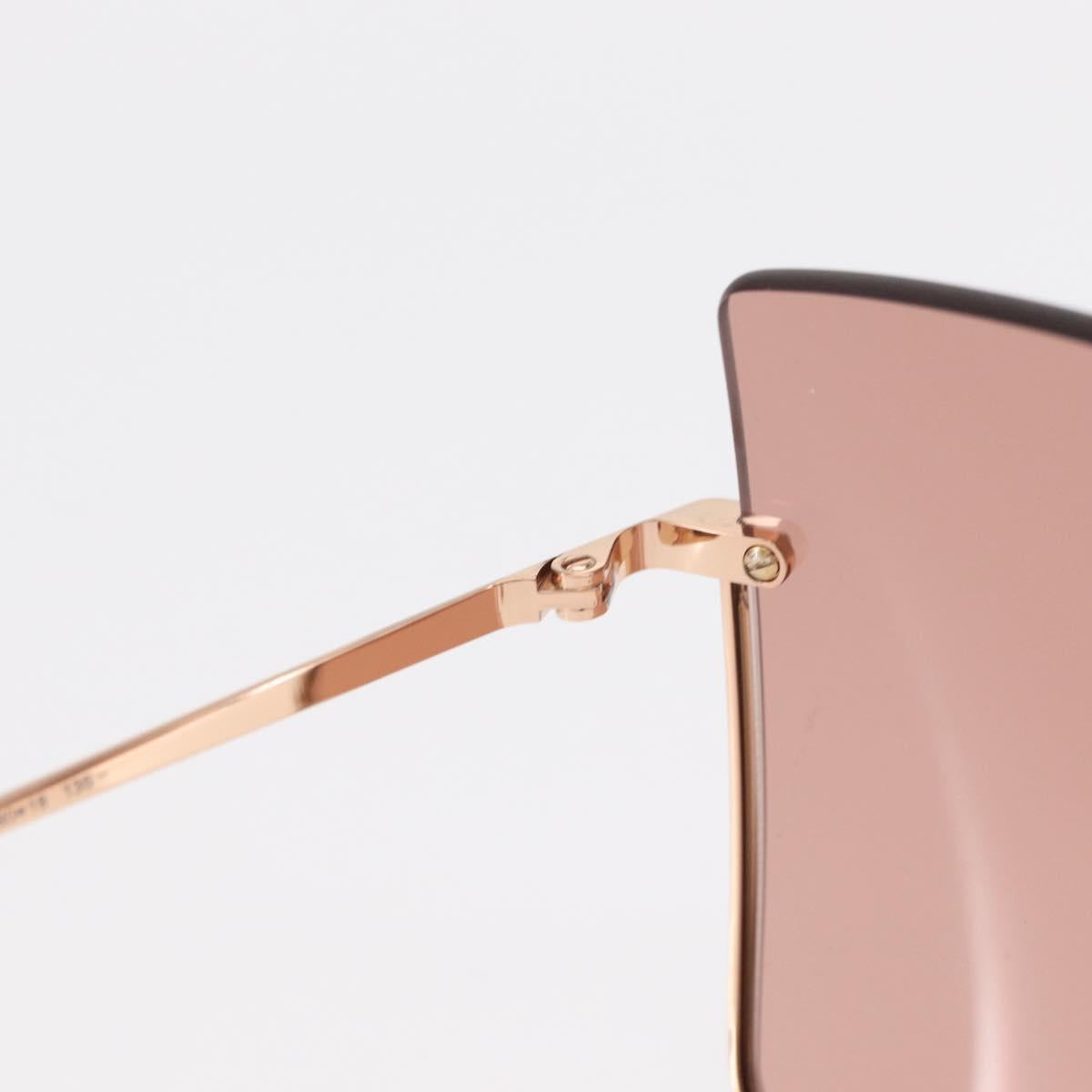 FENDI Sunglasses metal Gold Tone FF0401/S Auth 154026