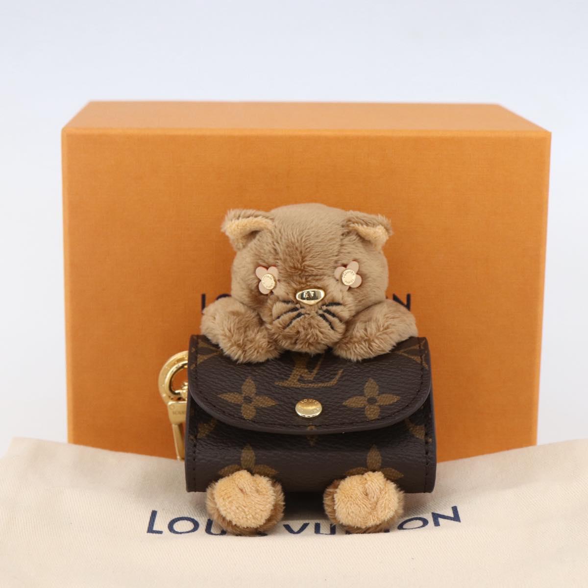 LOUIS VUITTON Monogram Bag Charm LV Cute Key Holder M01561 LV Auth 154029SM