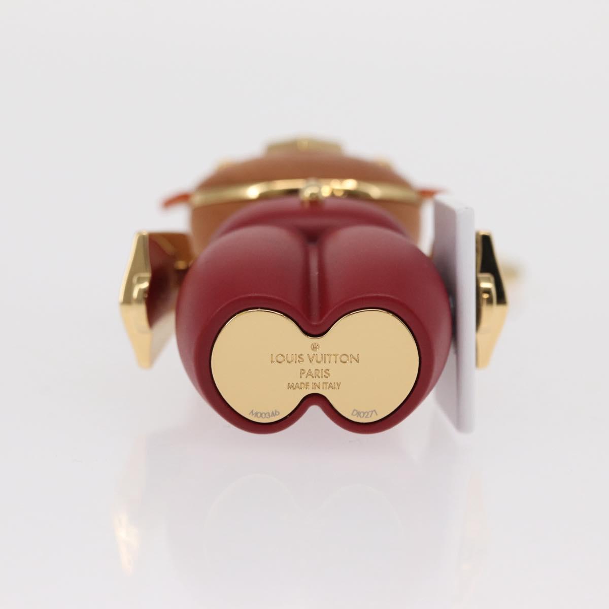 LOUIS VUITTON Monogram Vivienne Bijoux Sac Gaston Charm Red M00346 Auth 154031SM