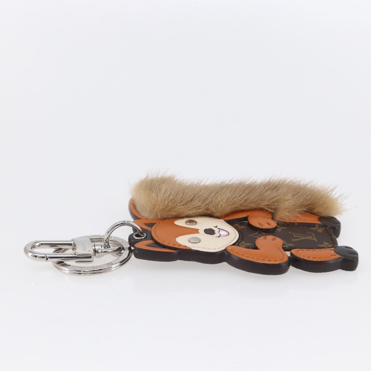 LOUIS VUITTON Monogram Porte Cles Squirrel Key Holder M00345 LV Auth 154032SAM