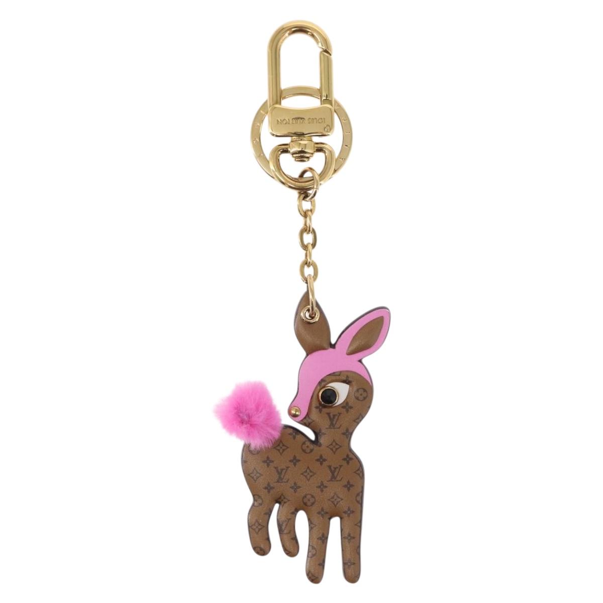 LOUIS VUITTON Monogram Reverse Porte Cles Baby Do Charm M00352 LV Auth 154035SAM