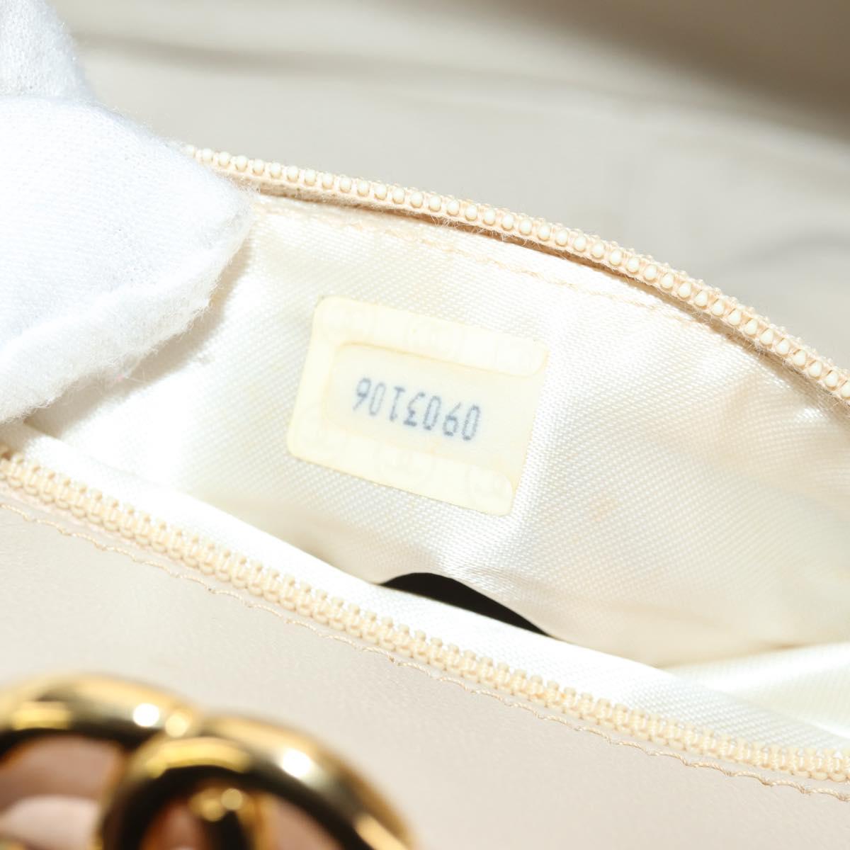 CHANEL Matelasse Chain Shoulder Bag Lamb Skin Pink Gold CC Auth 154060V