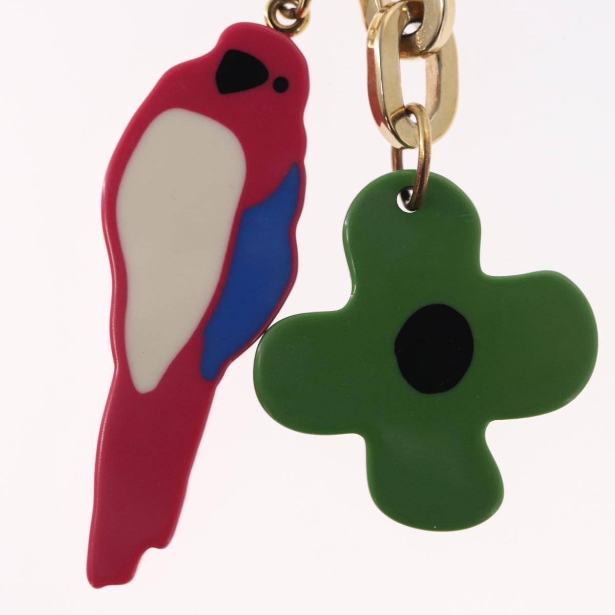 LOUIS VUITTON Porte Cles Jungle Key Holder plastic Pink M66266 LV Auth 154064V