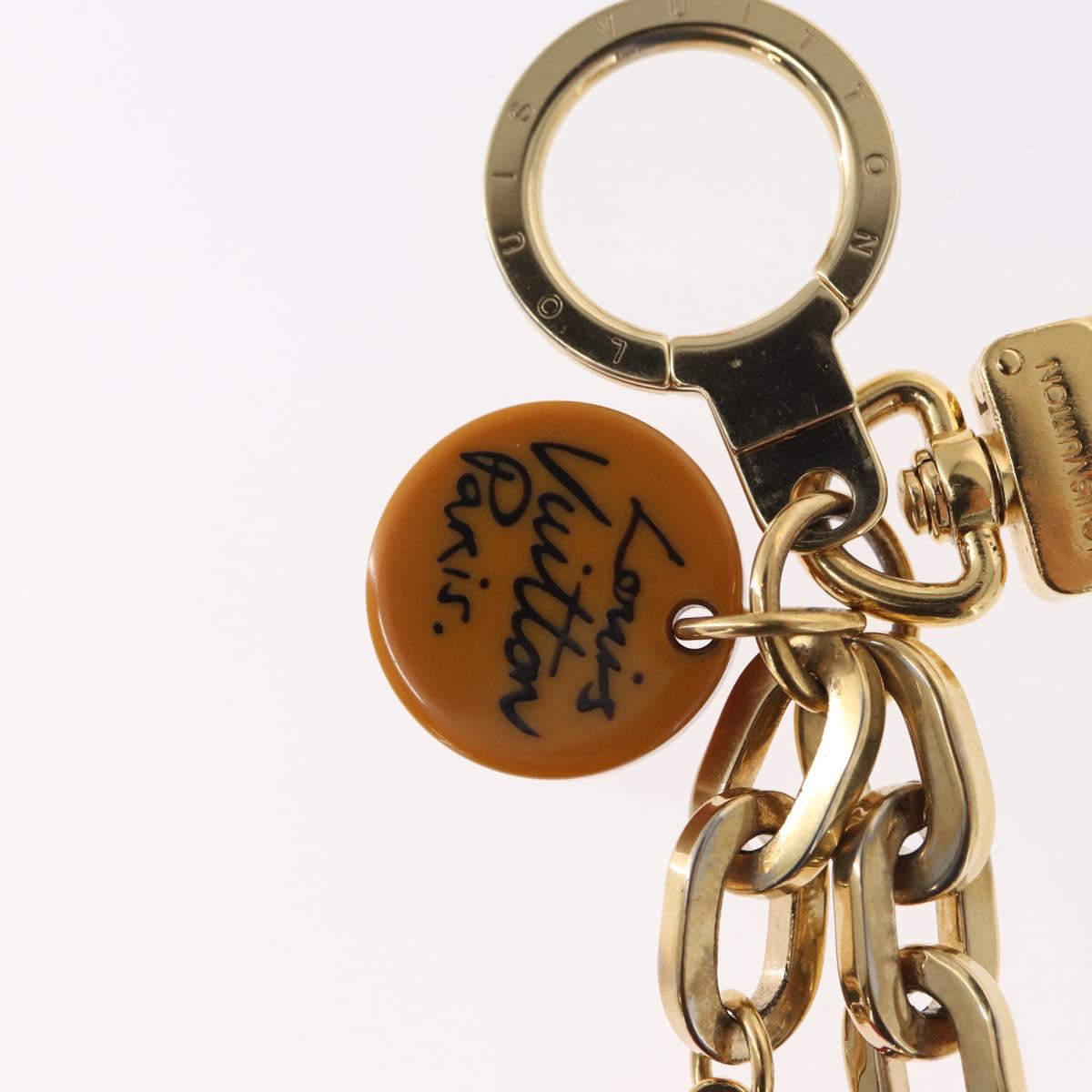 LOUIS VUITTON Porte Cles Jungle Key Holder plastic Pink M66266 LV Auth 154064V