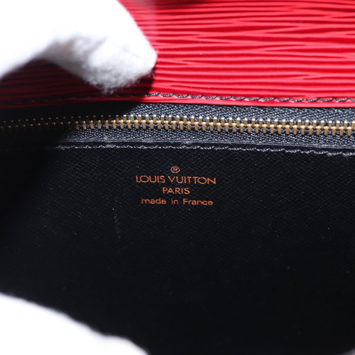 LOUIS VUITTON Epi Saint Cloud GM Shoulder Bag Red M52197 LV Auth 154066