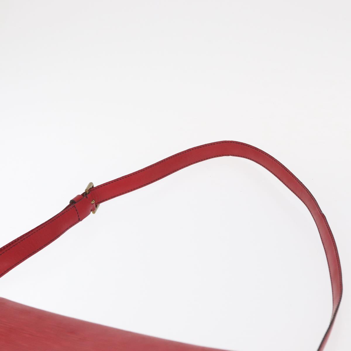 LOUIS VUITTON Epi Saint Cloud GM Shoulder Bag Red M52197 LV Auth 154066