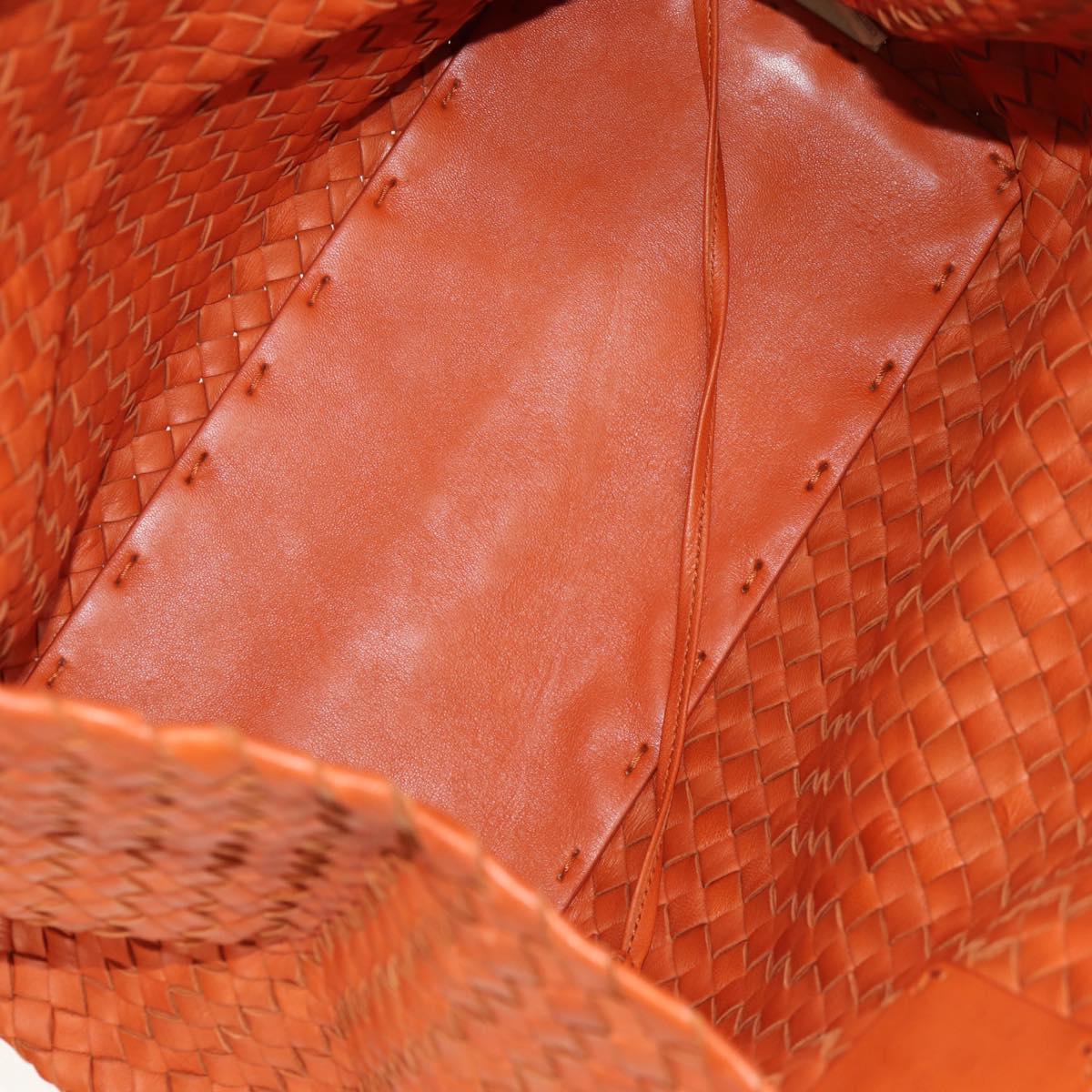 BOTTEGA VENETA INTRECCIATO Hand Bag Leather Brown 141498 Auth 154074V