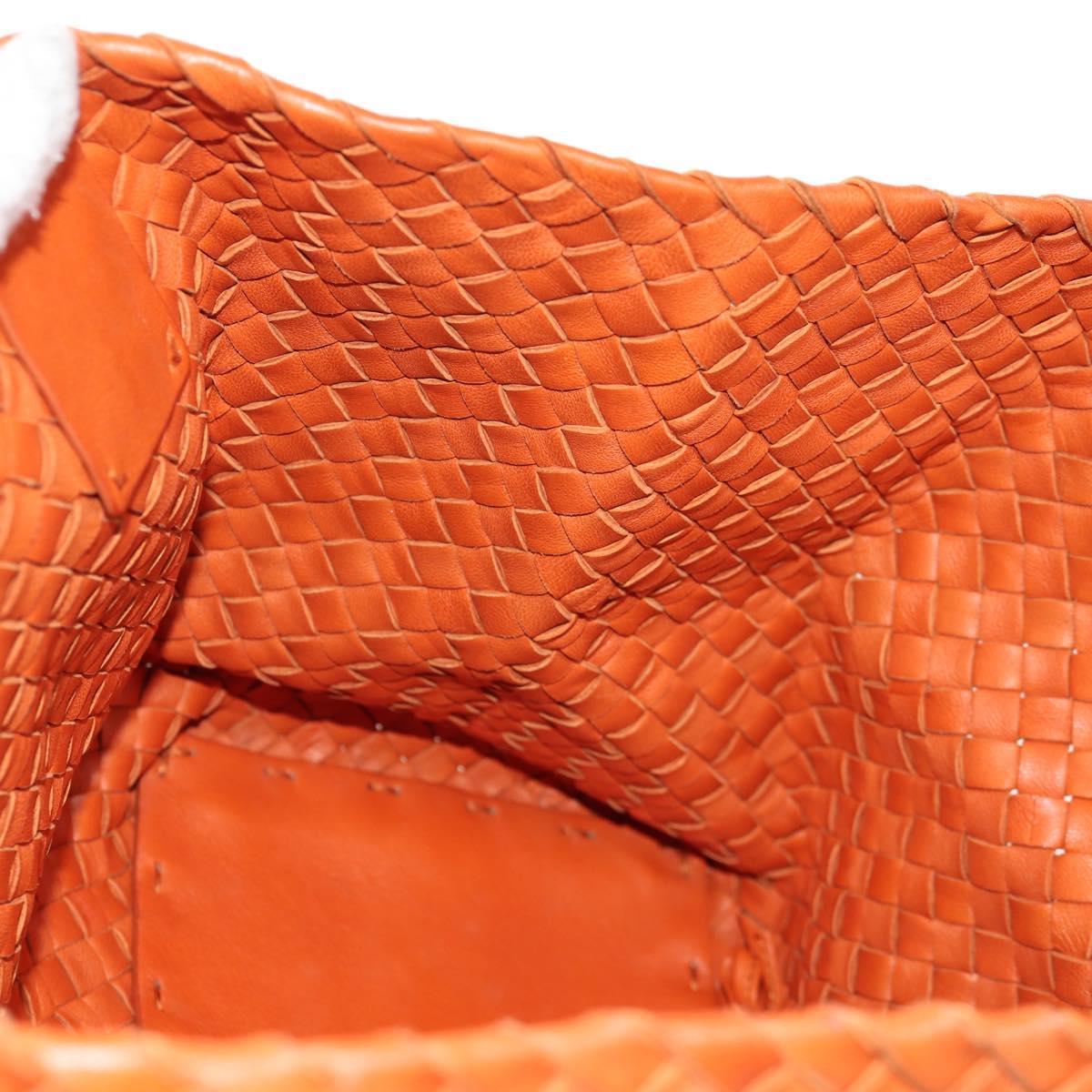 BOTTEGA VENETA INTRECCIATO Hand Bag Leather Brown 141498 Auth 154074V