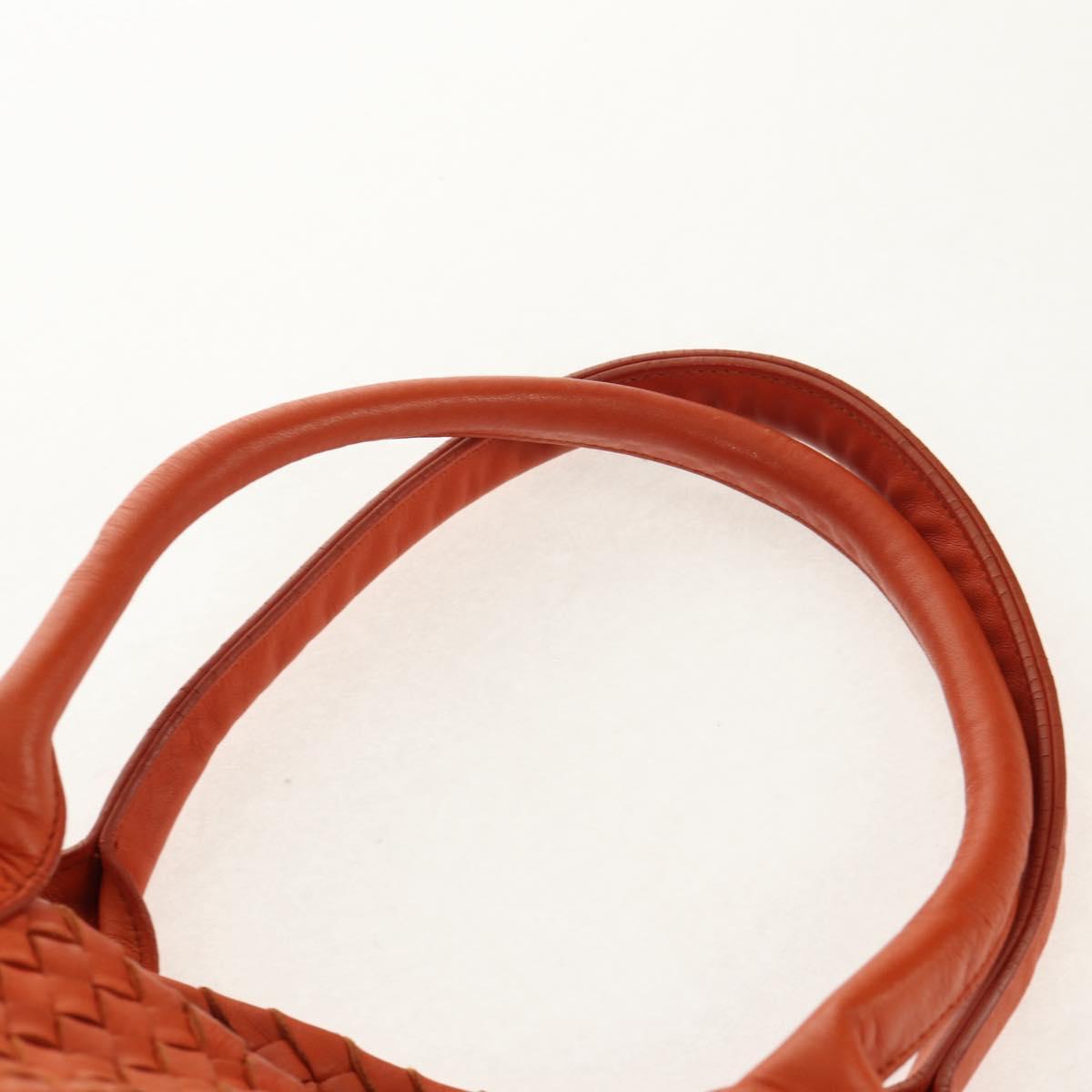 BOTTEGA VENETA INTRECCIATO Hand Bag Leather Brown 141498 Auth 154074V