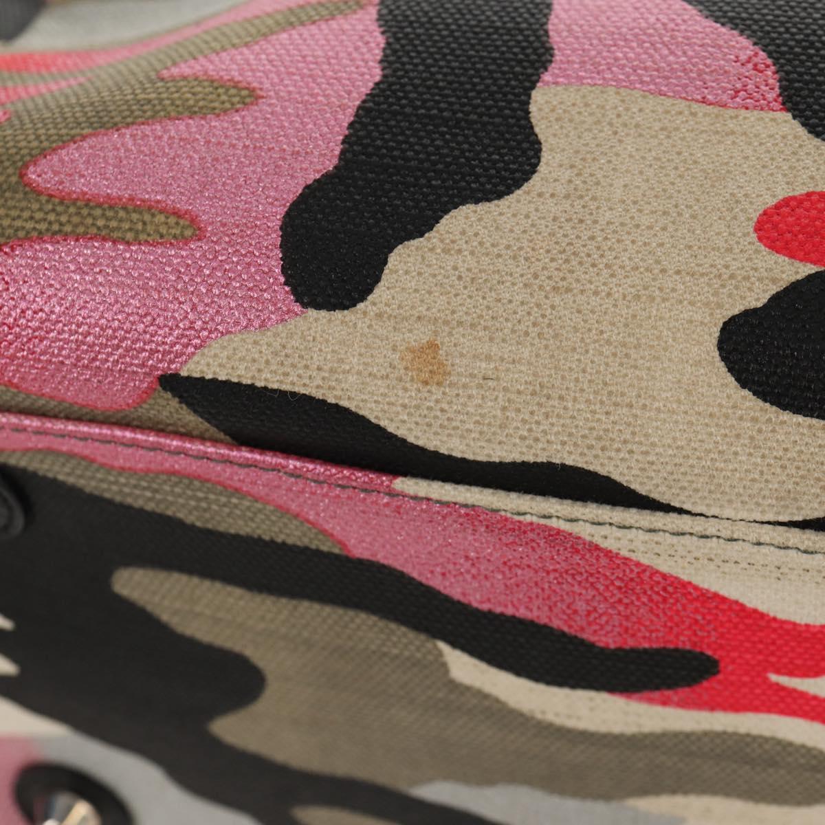 Christian Dior Anselmurail Boston Bag Canvas Multicolor Auth 154080V