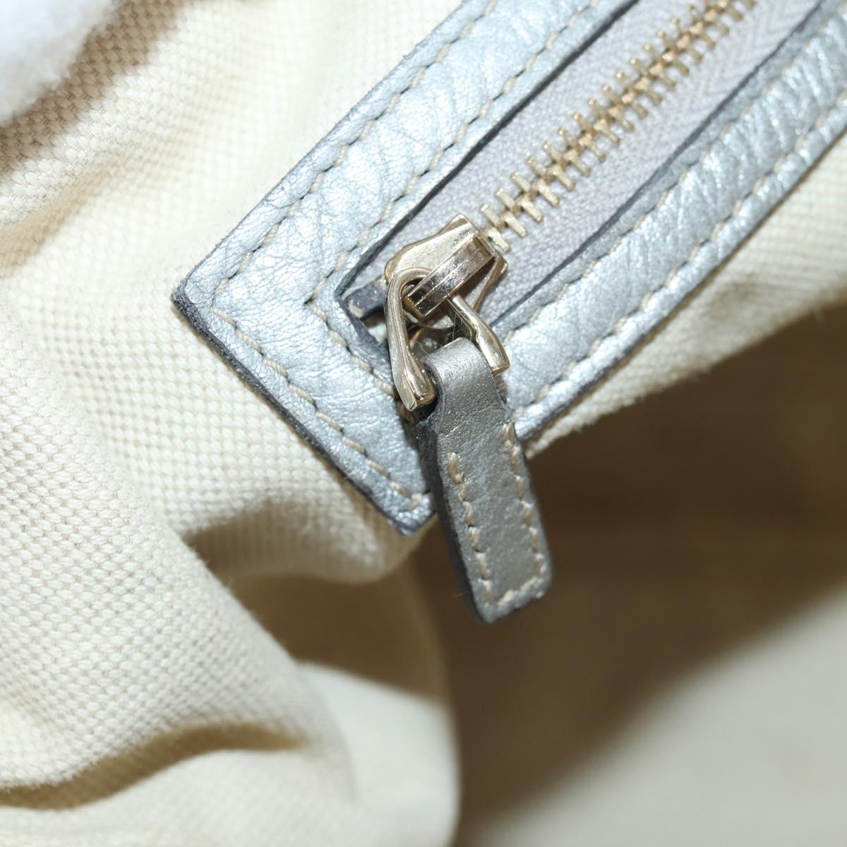 GUCCI GG Canvas New Jackie Shoulder Bag 2way Beige Gold 246907 Auth 154082V