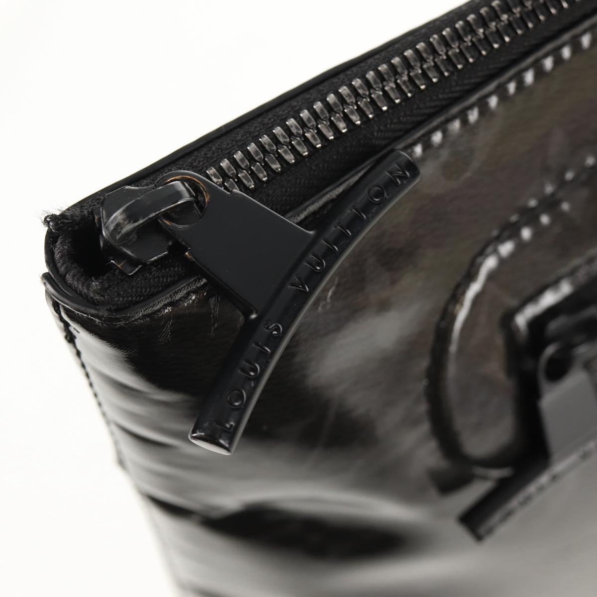 LOUIS VUITTON Eclipse Glaze Pochette Cosmos Clutch Bag M63373 LV Auth 154089V