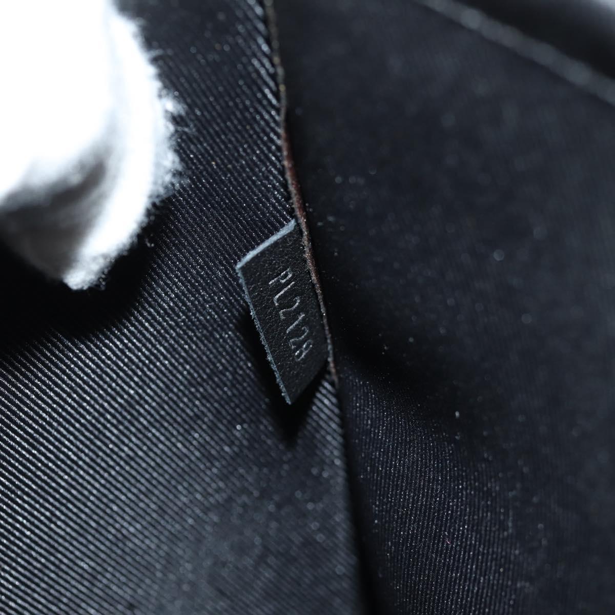 LOUIS VUITTON Eclipse Glaze Pochette Cosmos Clutch Bag M63373 LV Auth 154089V