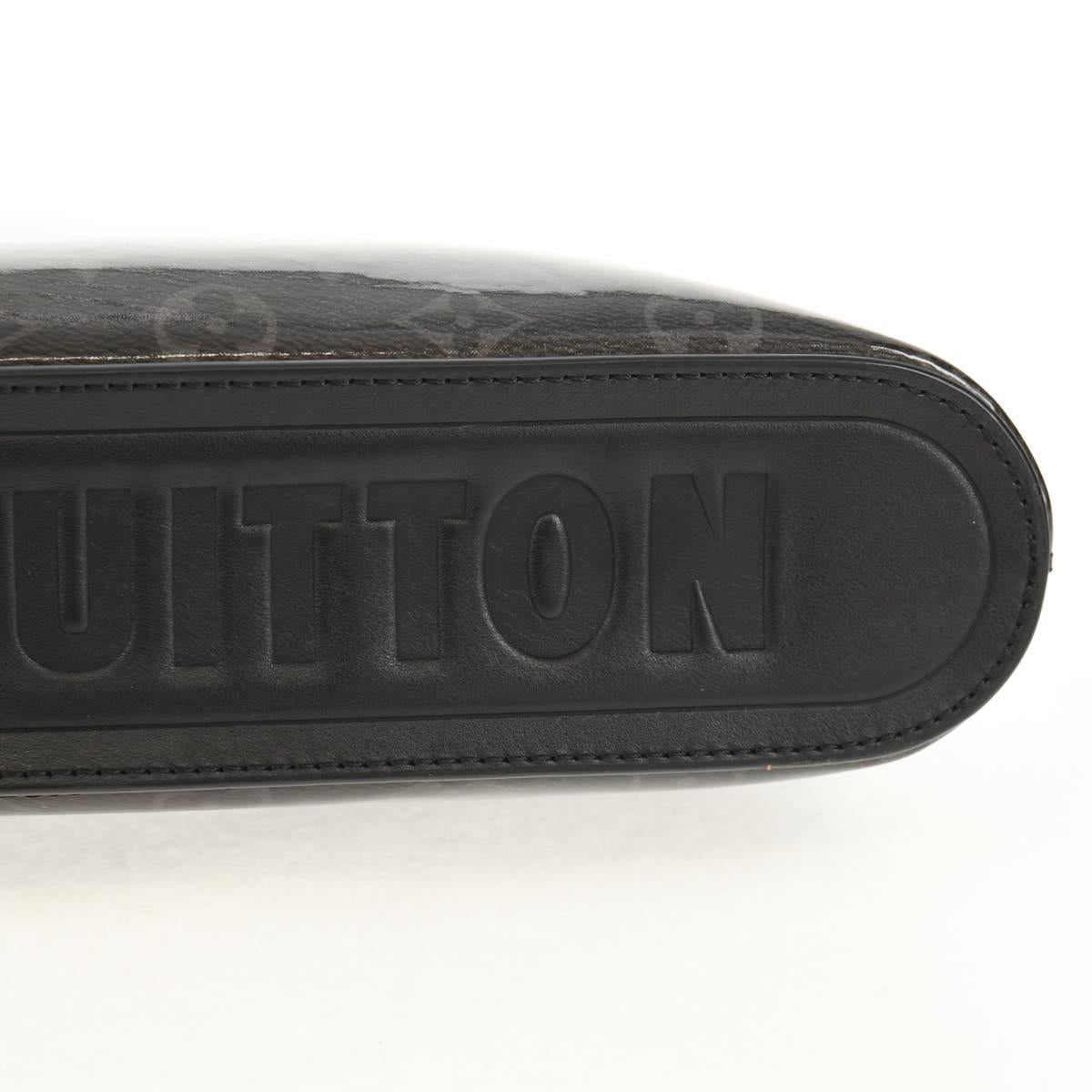 LOUIS VUITTON Eclipse Glaze Pochette Cosmos Clutch Bag M63373 LV Auth 154089V