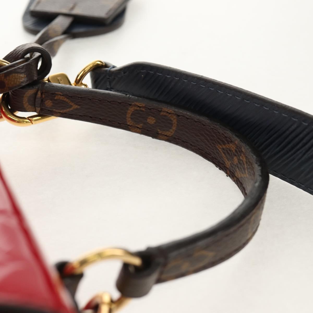 LOUIS VUITTON Monogram Vernis Spring Street PM Bag Scarlet M90505 Auth 154091V