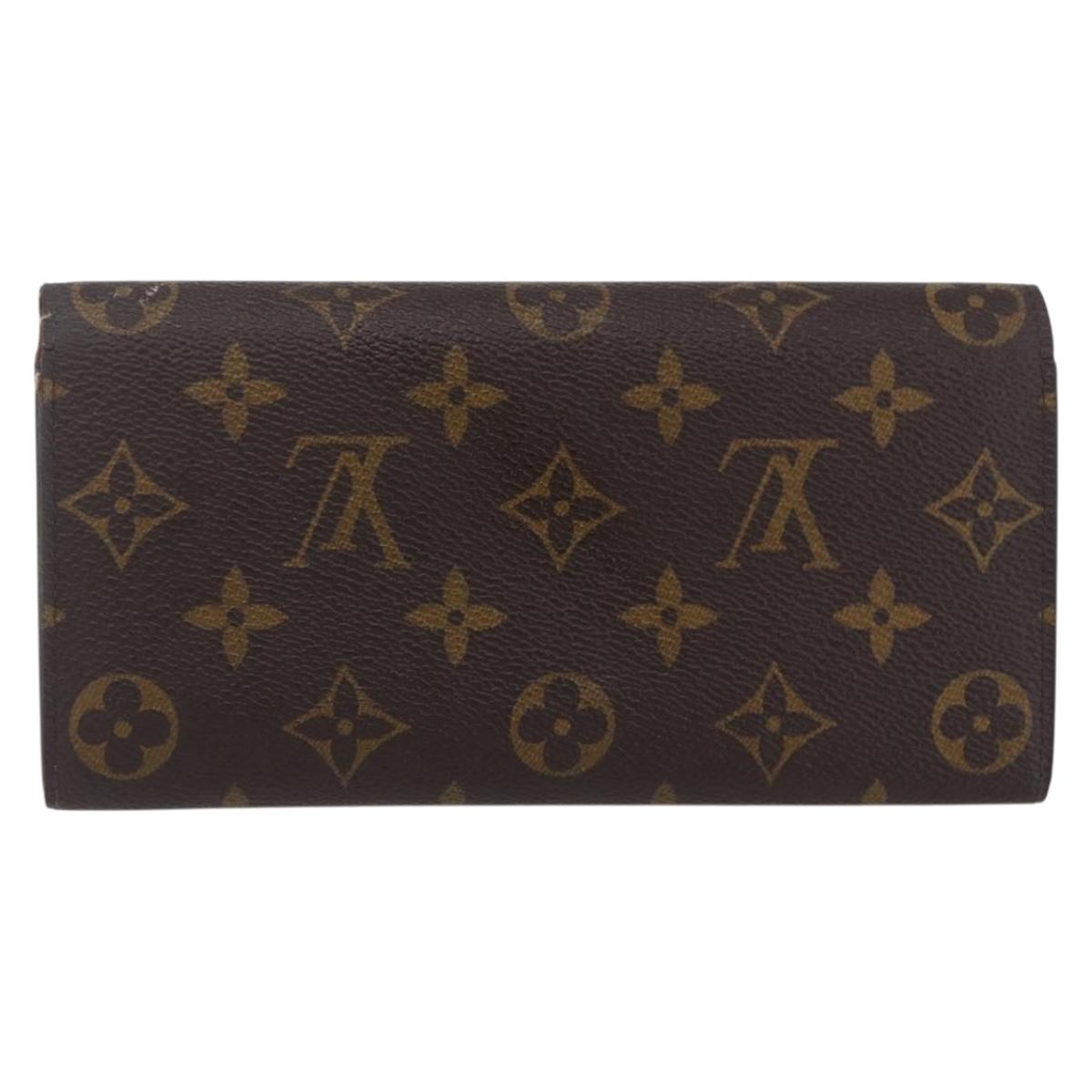 LOUIS VUITTON Monogram Portefeuille Emilie Wallet Pink M60697 LV Auth 154102