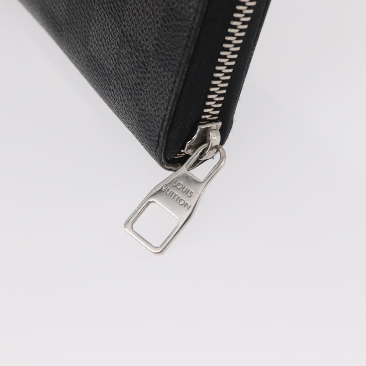 LOUIS VUITTON Damier Graphite Zippy Organizer Trunk & Lock N63182 Auth 154106