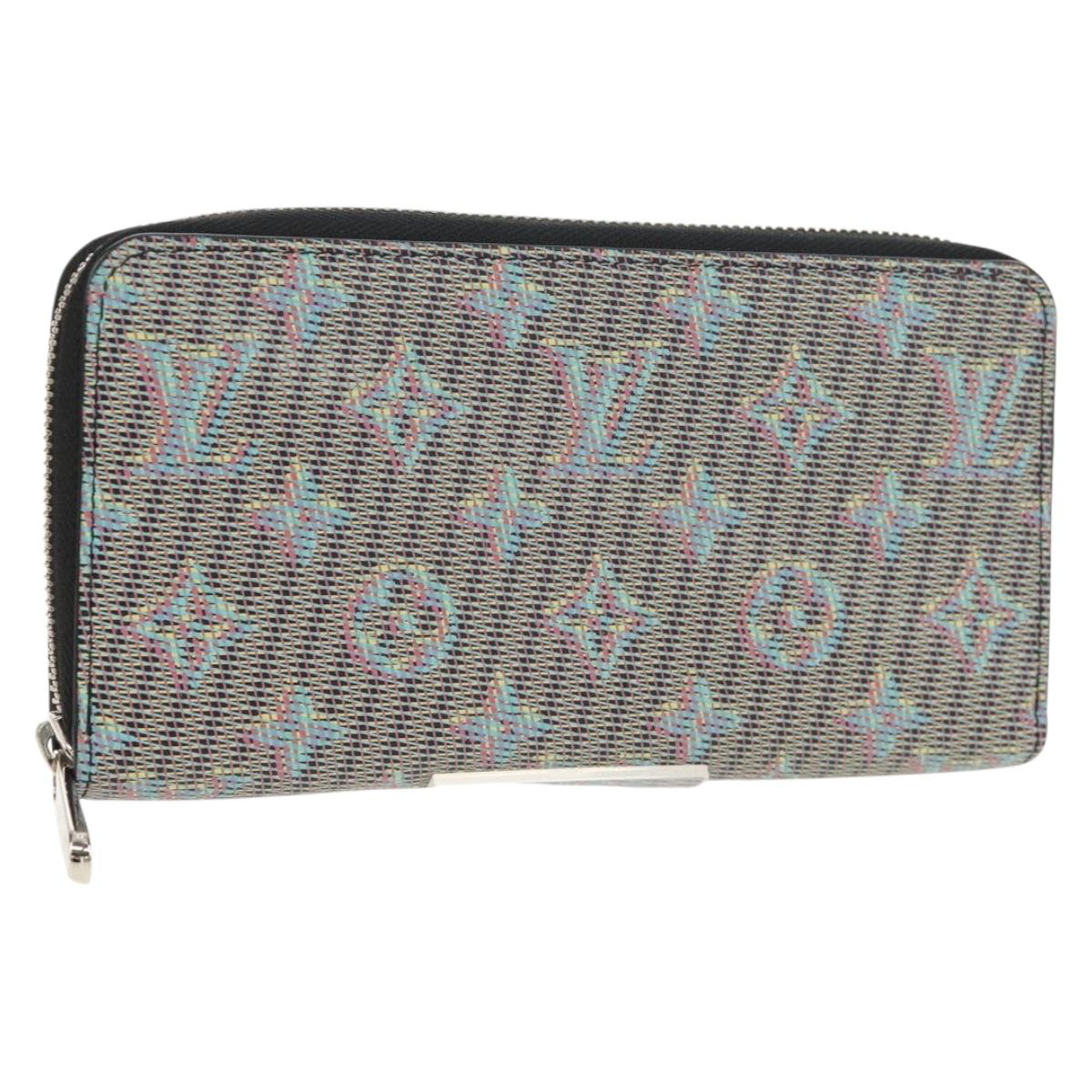 LOUIS VUITTON Monogram LV Pop Zippy Wallet Wallet Blue M68662 LV Auth 154107M