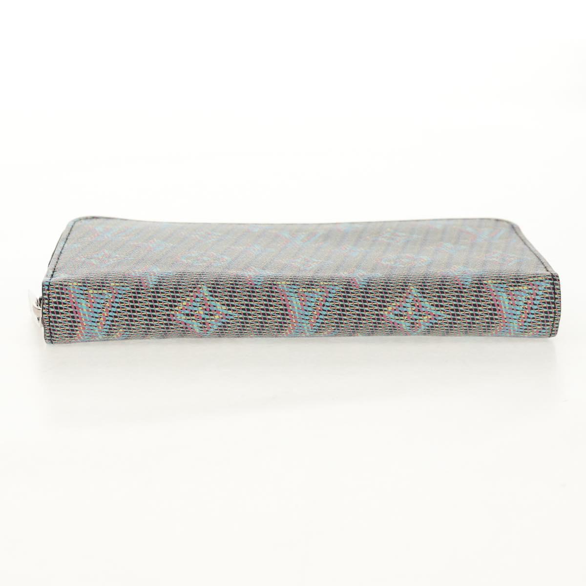 LOUIS VUITTON Monogram LV Pop Zippy Wallet Wallet Blue M68662 LV Auth 154107M