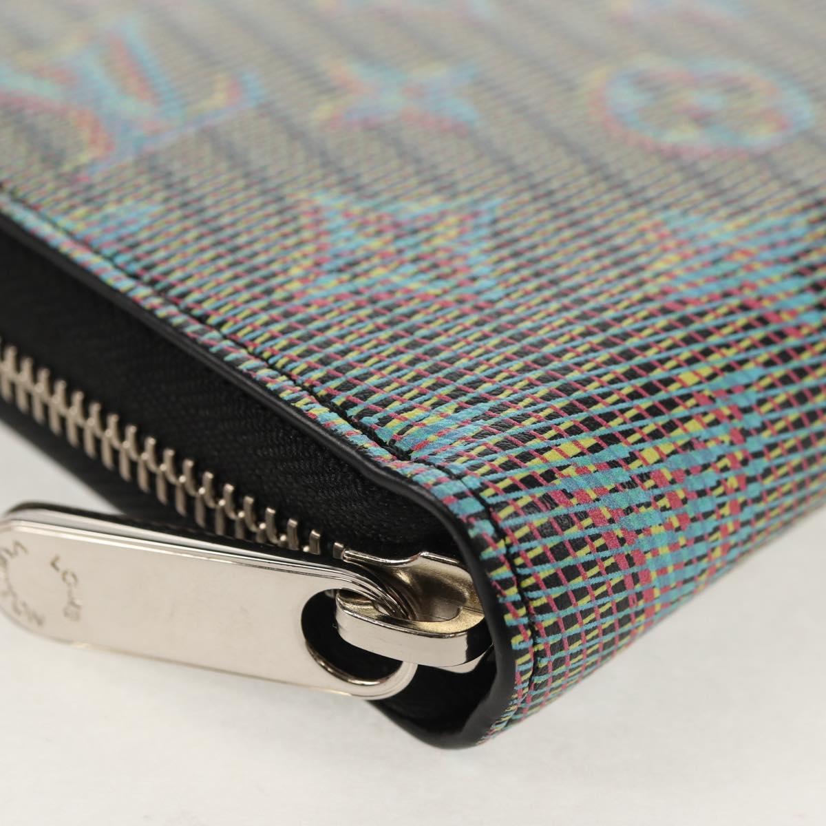 LOUIS VUITTON Monogram LV Pop Zippy Wallet Wallet Blue M68662 LV Auth 154107M