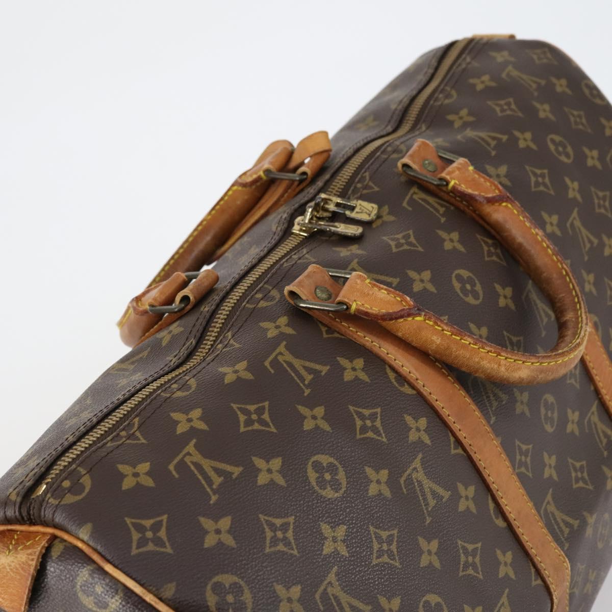 LOUIS VUITTON Monogram Keepall 50 Boston Bag M41426 LV Auth 154150
