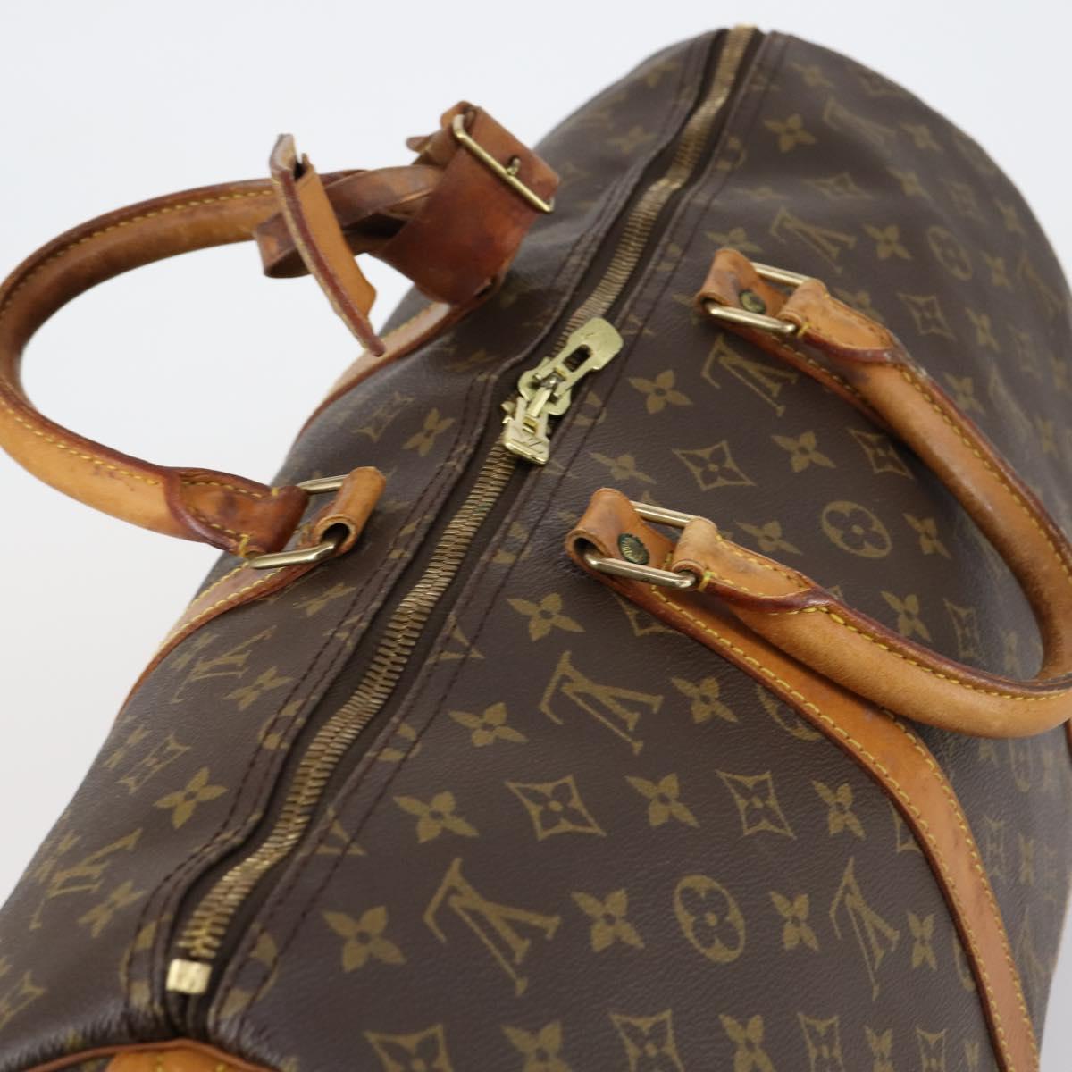 LOUIS VUITTON Monogram Keepall 50 Boston Bag M41426 LV Auth 154151