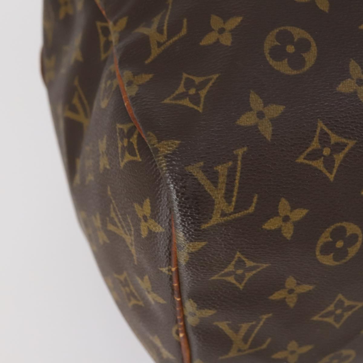 LOUIS VUITTON Monogram Sac Souple 35 Boston Bag M41626 LV Auth 154152
