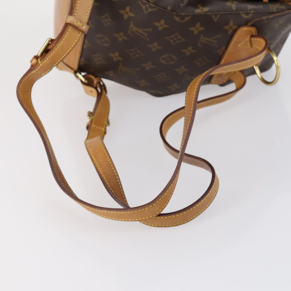 LOUIS VUITTON Monogram Montsouris MM Backpack M51136 LV Auth 154153