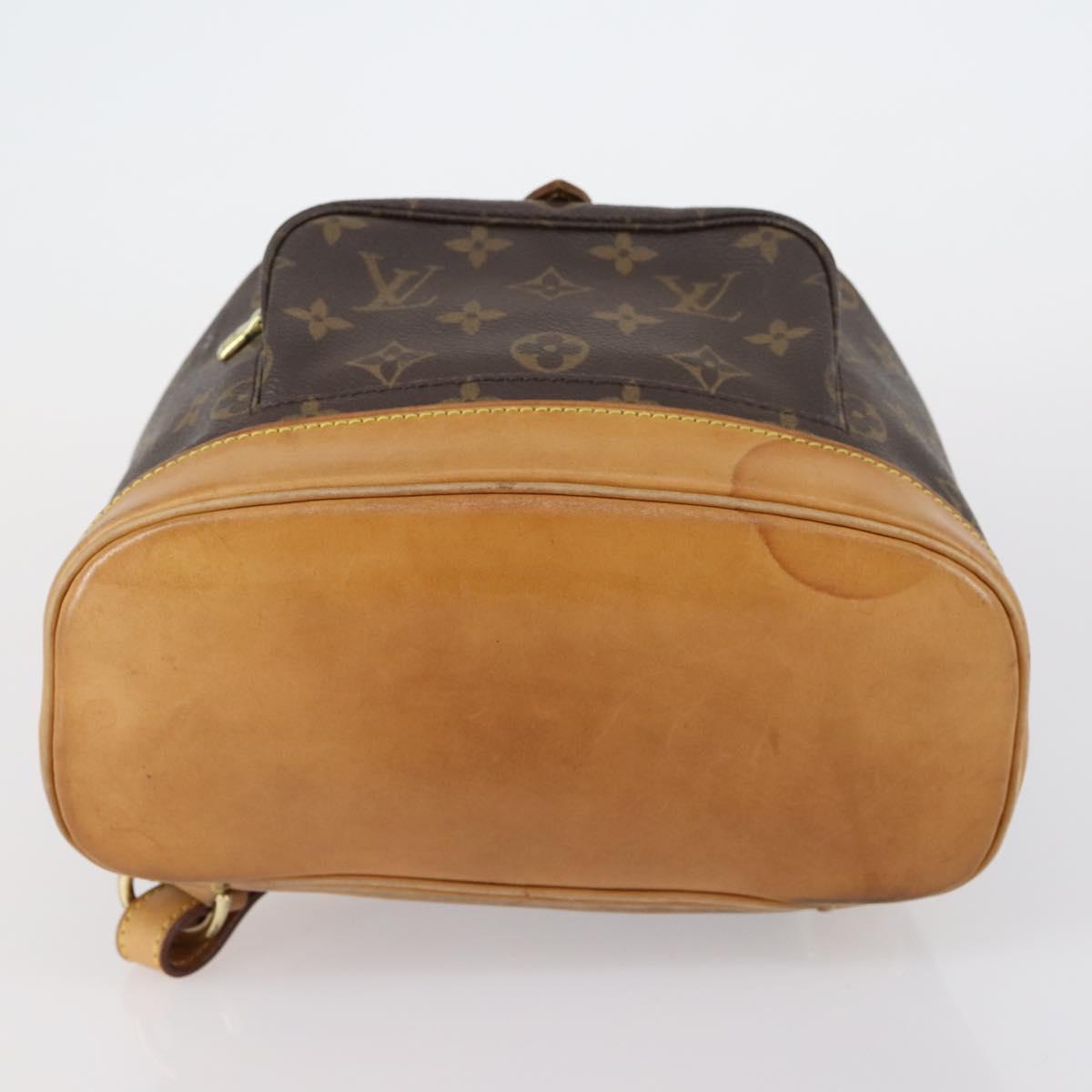 LOUIS VUITTON Monogram Montsouris MM Backpack M51136 LV Auth 154153
