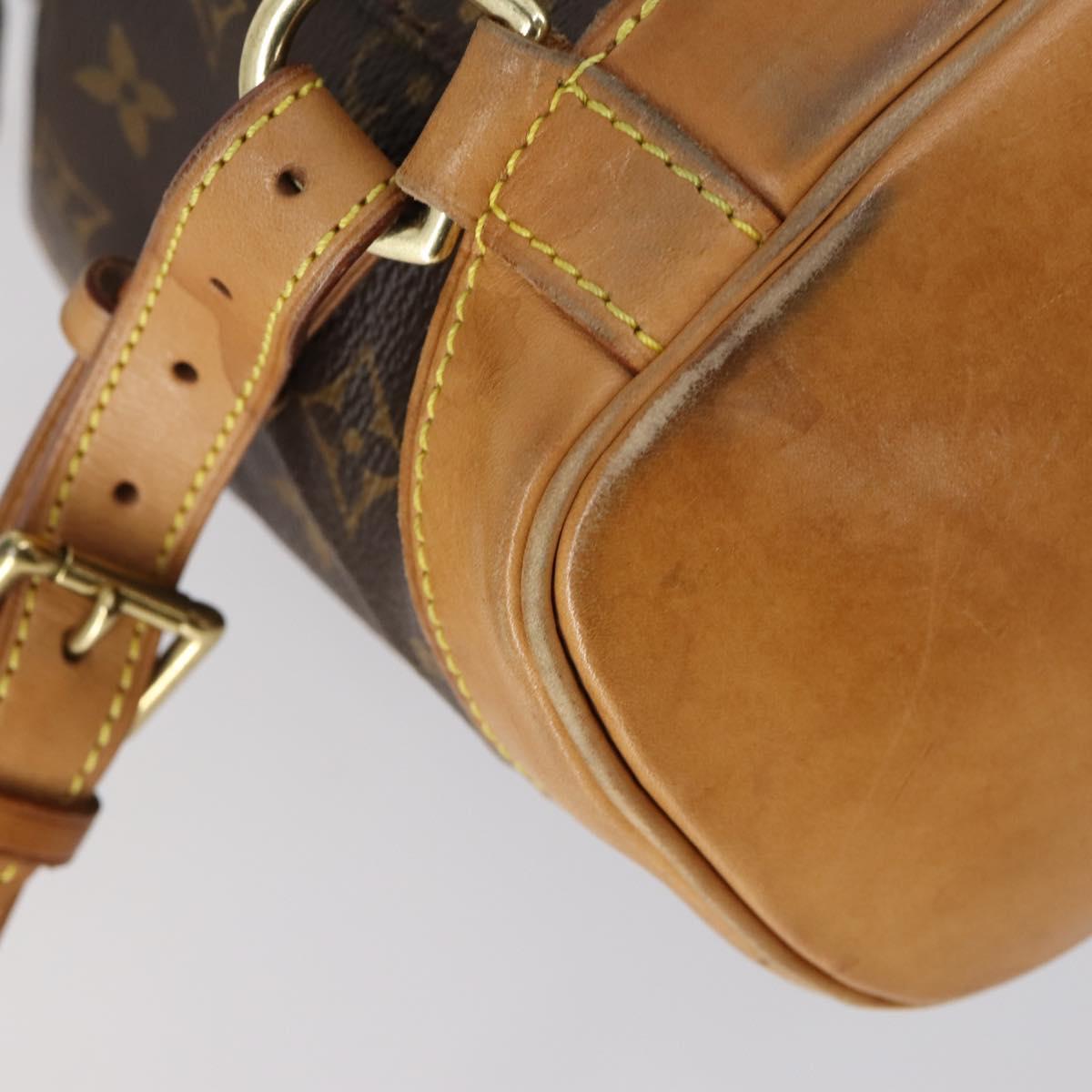 LOUIS VUITTON Monogram Montsouris MM Backpack M51136 LV Auth 154153