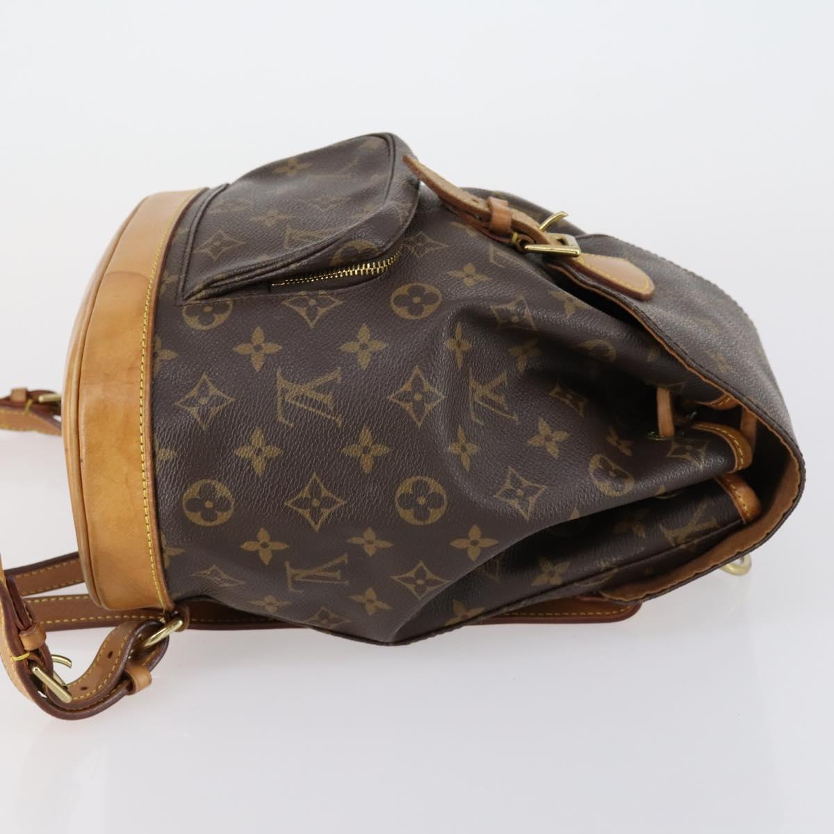 LOUIS VUITTON Monogram Montsouris MM Backpack M51136 LV Auth 154153