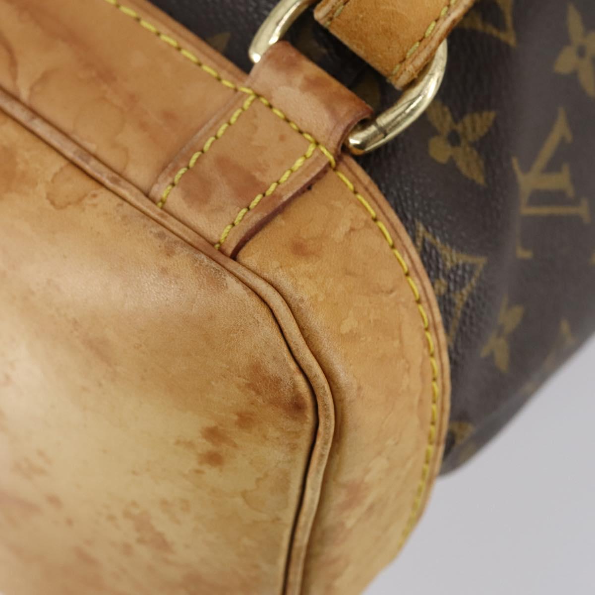 LOUIS VUITTON Monogram Montsouris GM Backpack M51135 LV Auth 154155