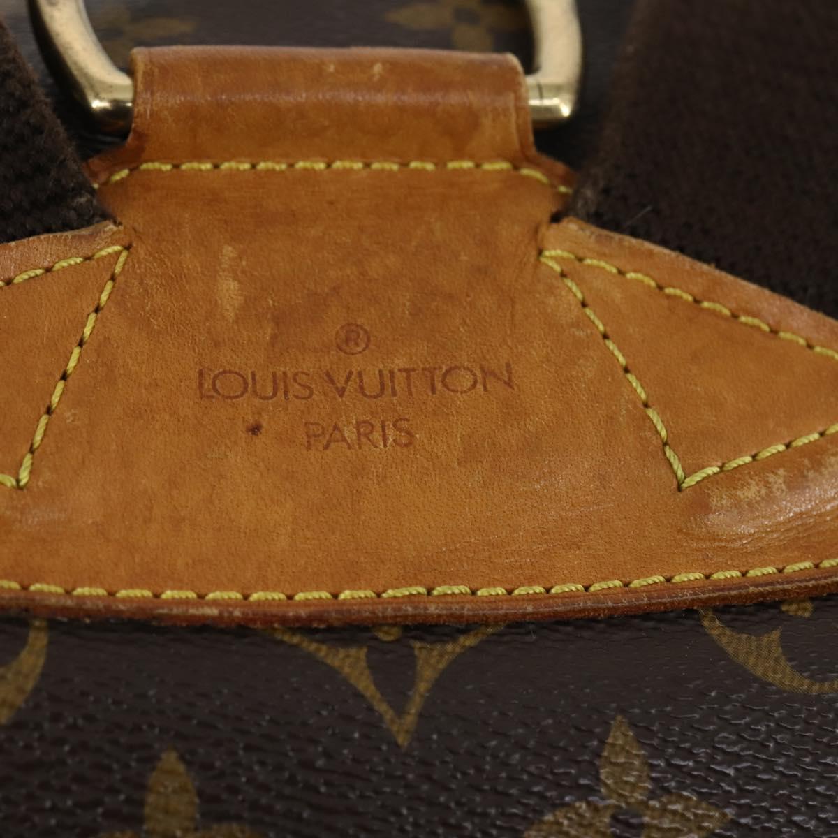 LOUIS VUITTON Monogram Montsouris GM Backpack M51135 LV Auth 154155