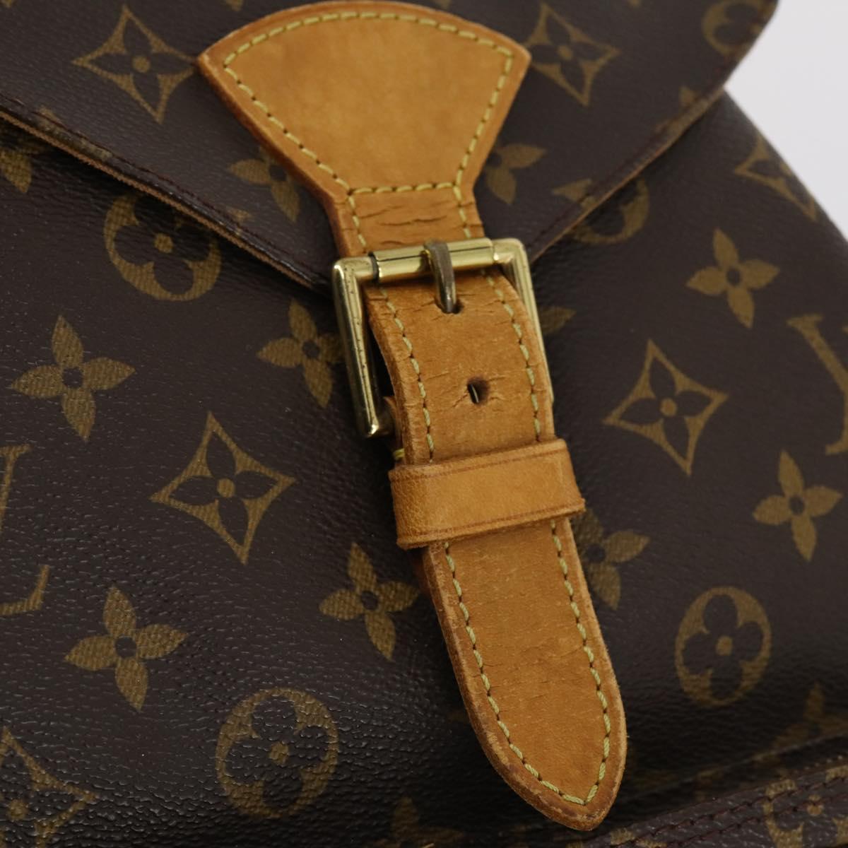LOUIS VUITTON Monogram Montsouris GM Backpack M51135 LV Auth 154155
