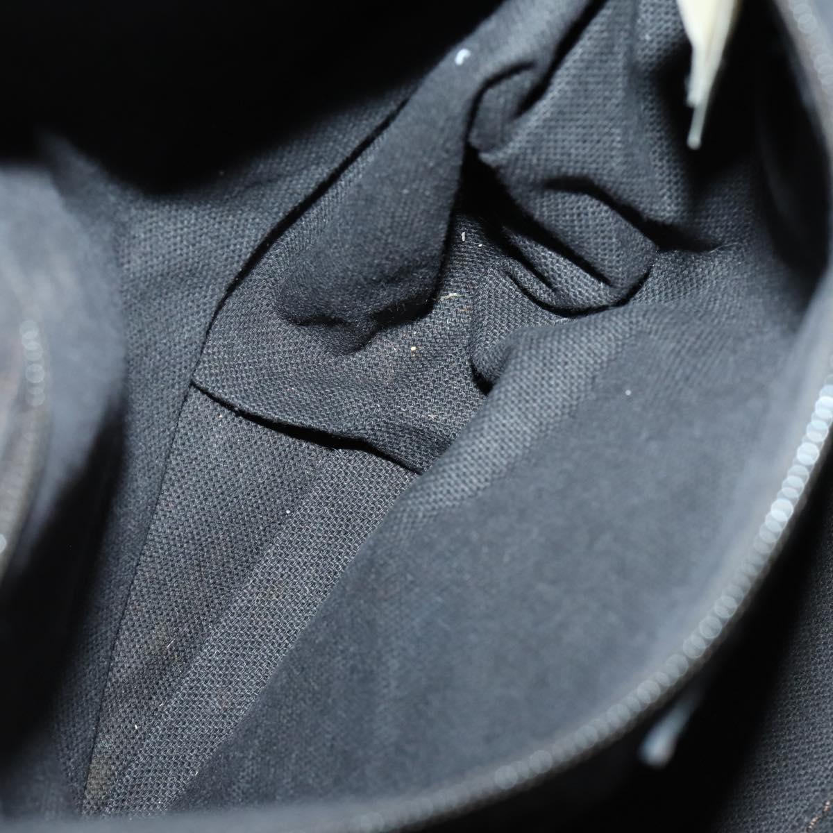 BURBERRY Nova Check Shoulder Bag PVC 2way Beige Gold Auth 154159