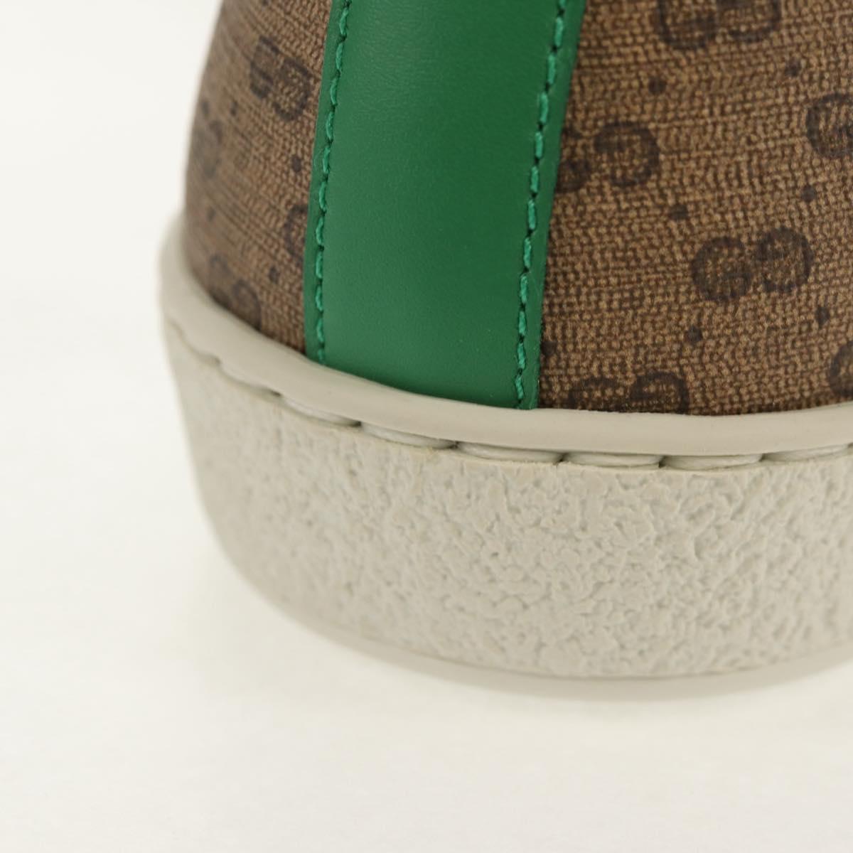 GUCCI Micro GG Canvas Disney Collaboration Sneakers Beige Auth 154167M