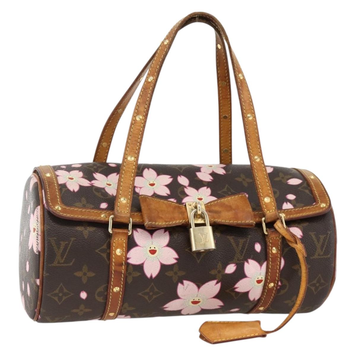 LOUIS VUITTON Cherry Blossom Papillon GM Takashi Murakami M92009 Auth 154168A